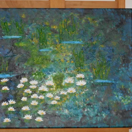 2 - Pearl Lilies🎁 „This artwork has been gifted and now lives in a private collection