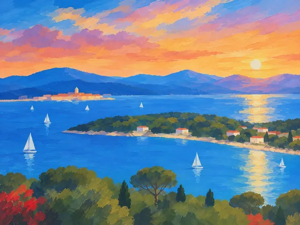 28 - Evening over the Côte d’Azur
