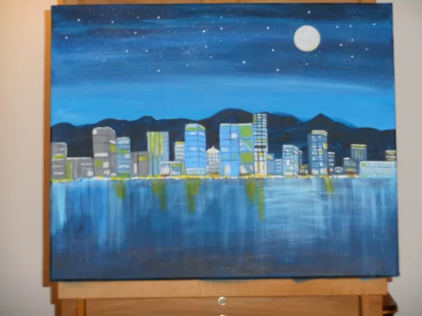 8 - City Reflections🎁 „This artwork has been gifted and now lives in a private collection